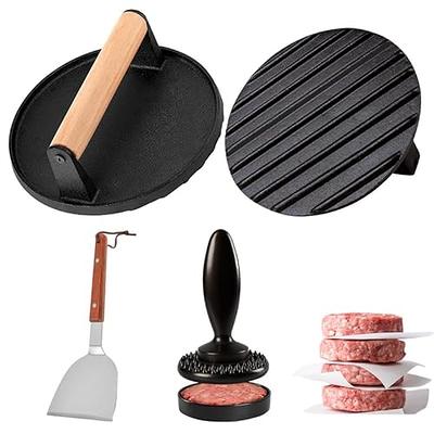 HULISEN Griddle Accessories for Blackstone, Stainless Steel Burger Press  Kit with Burger Spatula, Burger Smasher for Griddle Flat Top Grill Cooking,  Grill Press for Barbeque Hamburger Steak Meat - Yahoo Shopping