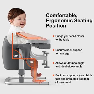 Swekid 3-in-1 Portable High Chair for Babies & Toddlers, Baby Hook Clip on  Fast