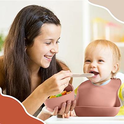 Soft Silicone Baby Feeding Set, Baby Led Weaning Supplies with