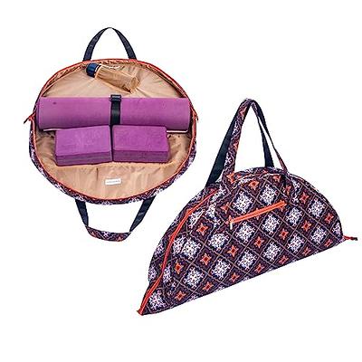 KUAK Yoga Mat Bag for Women, Large Waterproof Yoga Bags and