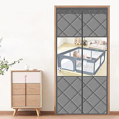 Magnetic Insulated Door Curtain,Upgraded Thick Thermal Door Screen