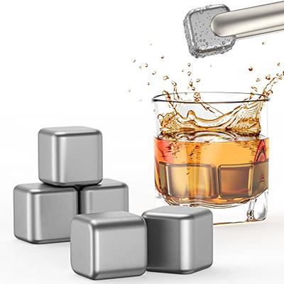 Titanium Whiskey Stones,8 Pack Titanium Whiskey Chilling Rocks