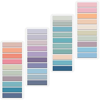 Sticky Tabs, Sticky Notes Flags Pastel Book Tabs Writable