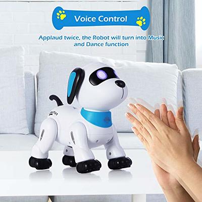 Robot Dog, Smart Puppy Toys LED Record Robot Pet for Kids Children