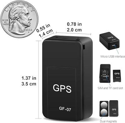 Mini GPS Tracker for Vehicles/Mini Magnetic GPS Device Real time Car  Locator, Full USA Coverage, No Monthly Fee, Long Standby GSM SIM GPS  Tracker for