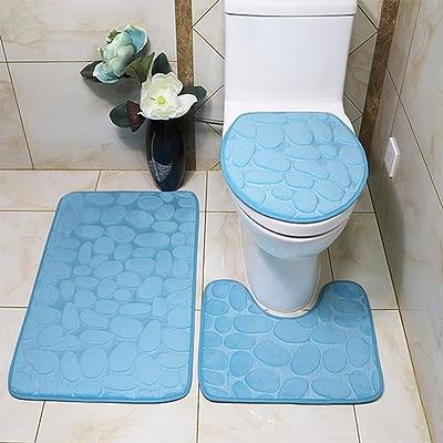 Bathroom Rugs Super Soft Absorbent Non Slip Bath Mat for Bathroom
