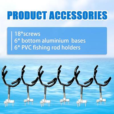 Sure Grip Steel Boat Rod Holder 20 Degree PVC Coated Steel Wire Fishing  Pole Holder