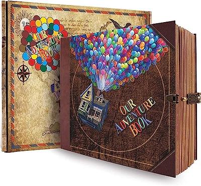 JIMBON Our Adventure Book Scrapbook Photo Album,Retro Style