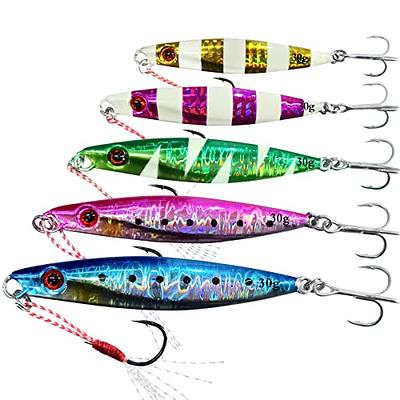 XBLACK Hard Fishing Lures Jigging Bait Sinking Metal Spoons Set