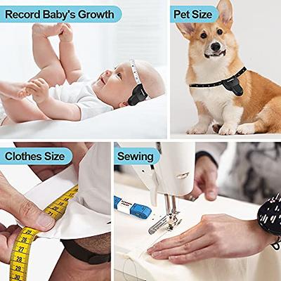 Monring 2 Pack Body Tape Measure 60 Inch (150cm),Lock Pin&Push-Button  Retract Measuring Tape for Body Measurements,Durable Fabric Sewing Tape