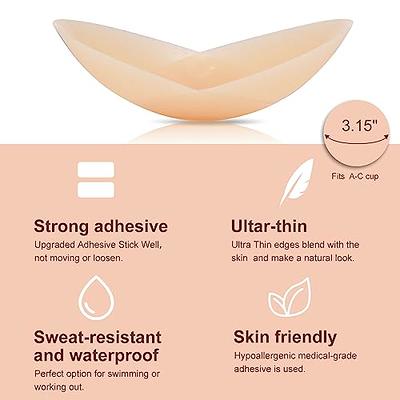 ciizssria 3 Pairs Nipple Covers for Women,Ultra Thin Adhesive Silicone Reusable  Nipple Pasties,Cakes Body Nipple Covers Stickers Seamless (nude) - Yahoo  Shopping