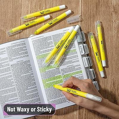 Mr. Pen No Bleed Gel Highlighter, Bible Highlighters, Assorted Colors 