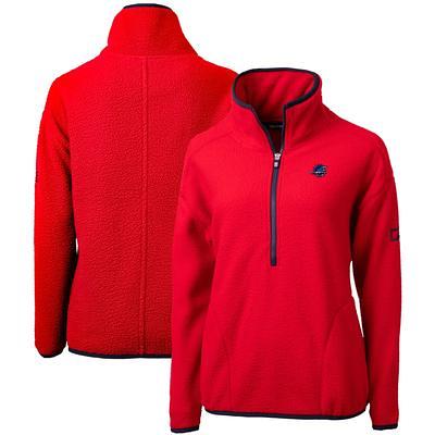 Men's Cutter & Buck Black Louisville Cardinals Cascade Eco Sherpa Fleece  Full-Zip Jacket