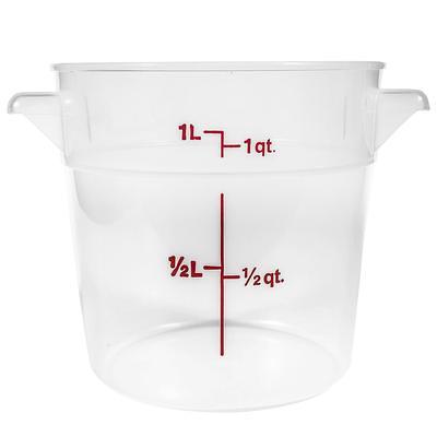 Cambro Round Storage Container Clear 12 qt.