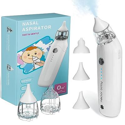 Nasal Aspirator for Baby, Electric Baby Nose Sucker, USB Rechargeable with  3 Suction Levels, Mute and Anti-Backflow with Infant Nose Cleaning Tweezer  - Yahoo Shopping