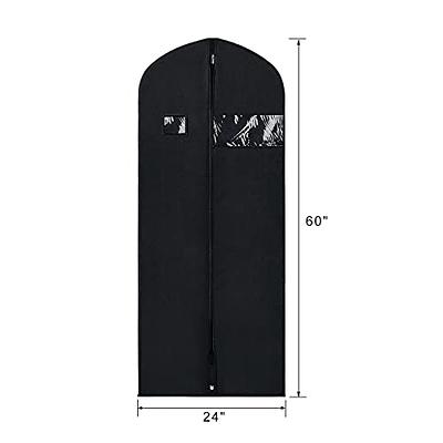 Garment Bags For Hanging Clothes With Gusset Full Clear Moth - Temu