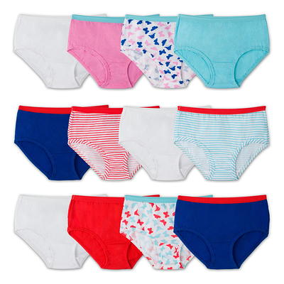 Girls Fruit Of The Loom Boy Shorts Underwear Briefs And Panty Assorted Sizes  4-14 - at -  