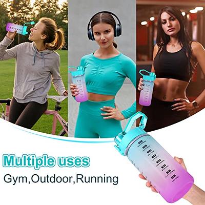 ZEROFEEL Water Bottles with Times to Drink, 35 OZ Motivational