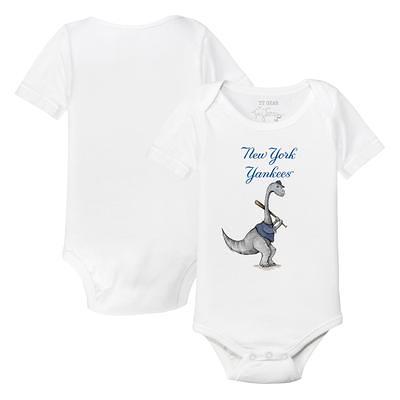 New York Yankees Tiny Turnip Infant Baseball Love Bodysuit - Navy