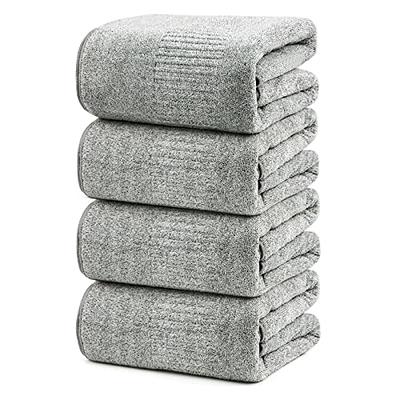 SEISSO Bath Towels Set of 4 Premium Bath Towels 35” x 63” Oversized Towels  for Bathroom Quick Drying & Lightweight Bath Sheets Towels for Adults -  Multipurpose Use as Bathroom,Shower (Grey) - Yahoo Shopping