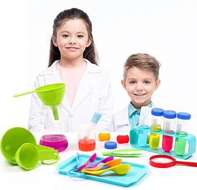 Discovery™ #Mindblown Reaction Lab Chemistry Set, 18-Piece Experiment Kit,  35 Unique Activities, Only Household Items Needed, Create Slime, Goo