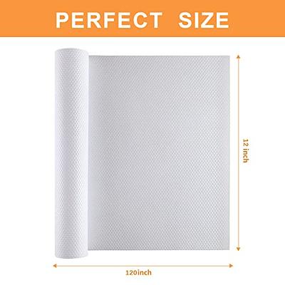  FLPMIX Shelf Liner White - Non-Adhesive Shelf Liners for Kitchen  Cabinets, Waterproof Cabinet Liner, Easy to Cut Drawer Mat for Pantry, Cupboard  Liner Washable 17.7 X300 Inch