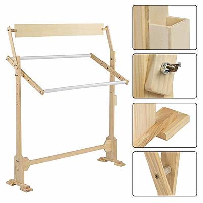 Cross Stitch Stand, Large Size Embroidery Tapestry Stand Adjustable Wood  Frame Lap Table Craft Sewing Tool Floor Stand for Cross Stitch Needlework,  DIY at Home - Yahoo Shopping