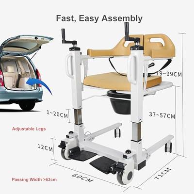 CHAVELLY Transfer Wheelchair Patient Lift, Wheelchair Lift for car,  Transport Chairs for Seniors, Mobility aids for Disabled and Elderly, Move  Patients Easily with Two Cushions - Yahoo Shopping