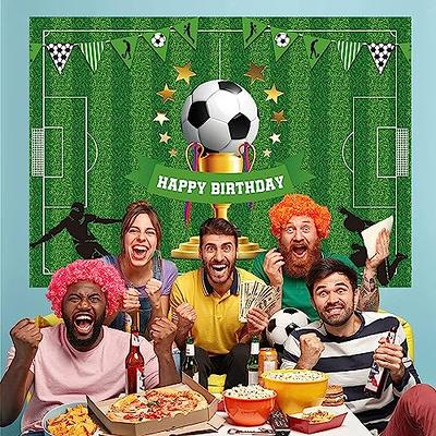 Soccer Happy Birthday Backdrop and Table Cover Set - Soccer Theme