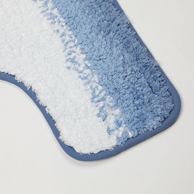 Clorox 17 x 36 Sky Blue Cushioned Bath Mat