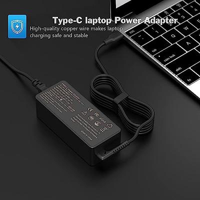 45W Type USB C Laptop Charger for Lenovo Chromebook c330 s330 c340 s340  100e 300e 500e Series, ThinkPad T480 T480s T580 T580s E480 E580 GX20M33579