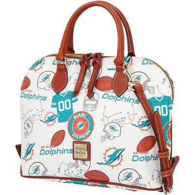 Women's Dooney & Bourke Miami Dolphins Gameday Zip Zip Satchel