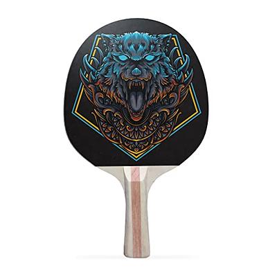 Ping Pong Paddle / Table Tennis Bat - Black/Red