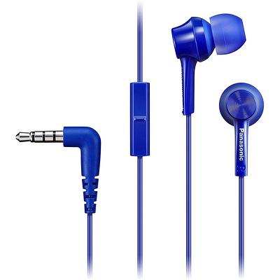 Panasonic ErgoFit Wired Earbuds, In-Ear Headphones with Microphone and Call  Controller, Ergonomic Custom-Fit Earpieces (S/M/L), 3.5mm Jack for Phones