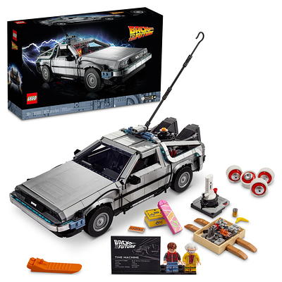 LEGO Icons Back to the Future Time Machine 10300, Model Car Building Kit,  Based on the DeLorean from the Classic Movie - Yahoo Shopping