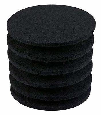 Extra Thick Filters for Kitchen Compost Bins - Fits All Compost Bins up to  7.25 Filter Size - Set of 6