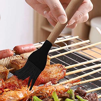 Kitchen Oil Brushes Basting Brush Wood Handle BBQ Grill Pastry Brush Butter  Sauce Brush Baking Cooking Tools