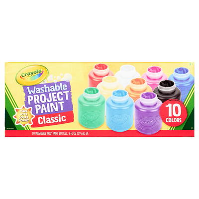 Amazaque Luminous Finger Paint - Non Toxic Washable Paints For Kids -  Painting Set Safe For Babies, Infants and Toddler To School Age Years -  Brush 