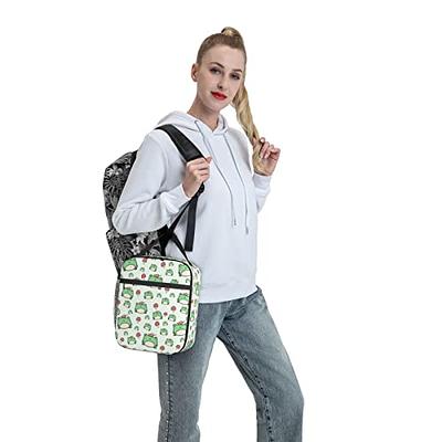 Kjufbmsv Cute Frog Lunch Bag For Women/Men/Kids,Leakproof Cooler