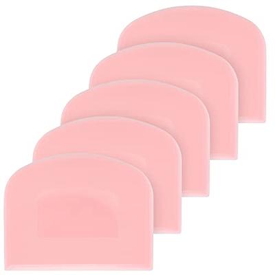 5 Pcs Dough Scraper, Plastic Bowl Scraper, Bench Cutter Scraper,  Multipurpose Bread Dough Scraper Cutter Kitchen Tool for Dough, Pastry,  Pizza, Bread, Baking, Cake Scraper Cutter - Pink - Yahoo Shopping