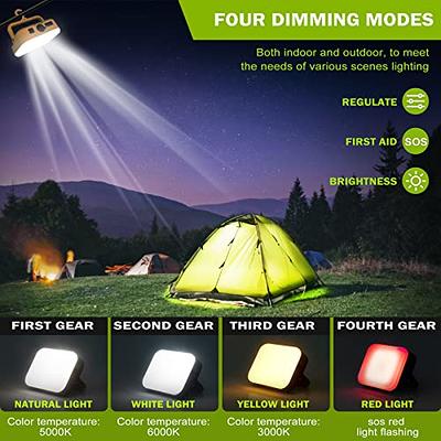 Camping Flashlight Lantern Waterproof. 6000 mAh Rechargeable