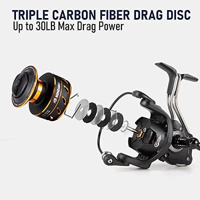 Fishing Reel 10+1bb 5.5:1 Spinning Reel Max Drag 30lb Saltwater