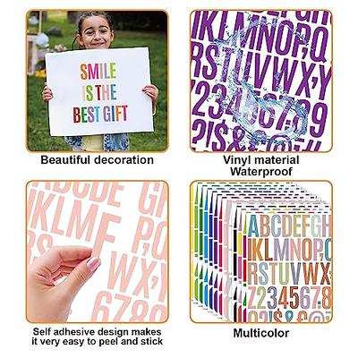 4 Inches Large Adhesive Waterproof Letters Diy School Alphabet