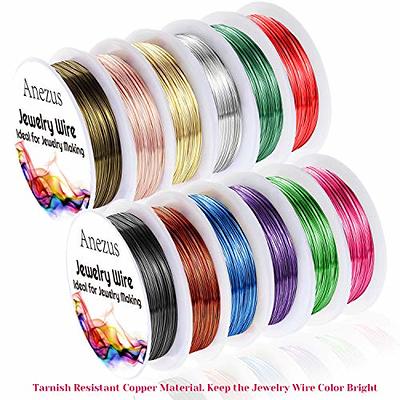 Anezus 12 Rolls Jewelry Wire Craft Wire Tarnish Resistant Beading Wire for Jewelry  Making Supplies - Yahoo Shopping