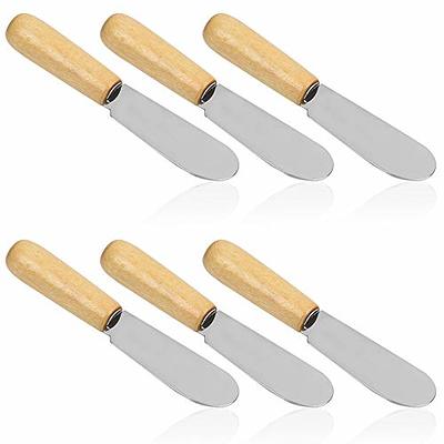 Mini Butter Knife Spread Spatula Set 6-piece set Peanut Butter Toast Spread  Butter Cheese Jam Knife Small Spatula Bread Knife