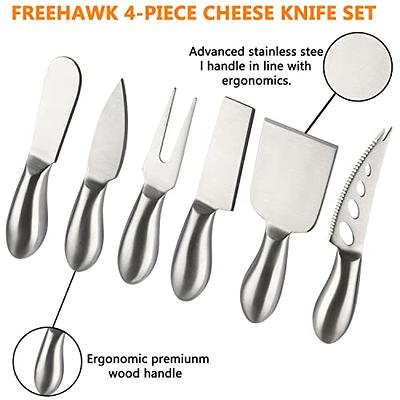 Butter Spreader, Stainless Steel Butter Knife Set of 4, Premium