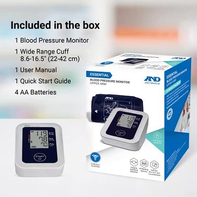 A&D Medical Essential Blood Pressure Monitor, 1 Count