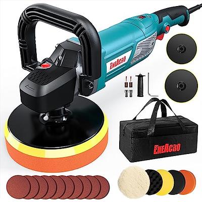  SPTA Buffer Polisher, 7 Inch 180mm Rotary Polisher Car Polisher  Electric Polisher RO Polisher & Polishing Pads Set for Auto Buffing and  Polishing : Tools & Home Improvement