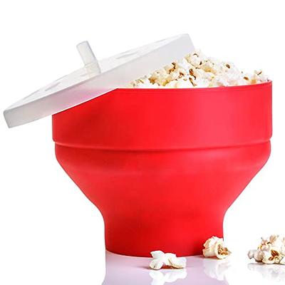 Nostalgia Coca-Cola Hot Air Electric Popcorn Bucket with Lid, 24 Cup,  Healthy Oil Free Popcorn with a Removable Serving Bucket for Easy Snacking,  Coke