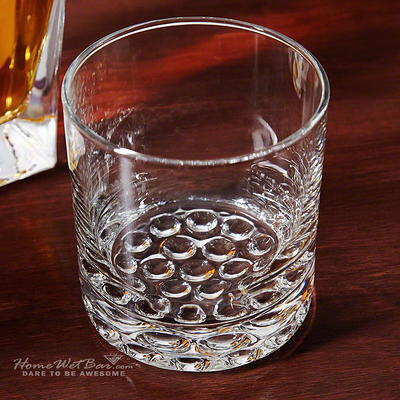 Carraway Personalized Square Whiskey Glass, Clear